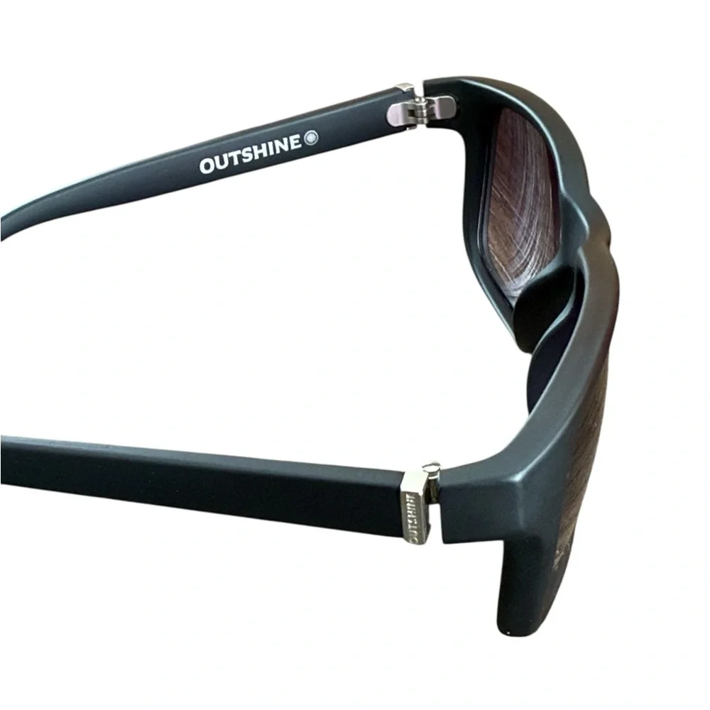 OUTSHINE 2704 Gradient Matte Black Sunglasses 56-18-140